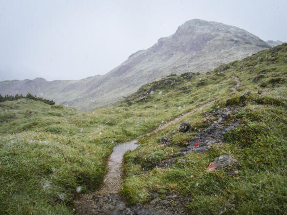 Jubiläumsweg verschneit