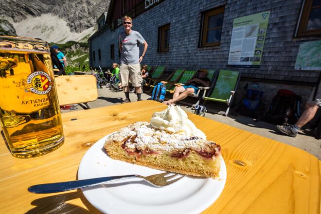 Auf der Terrasse im Prinz-Luitpold-Haus.
