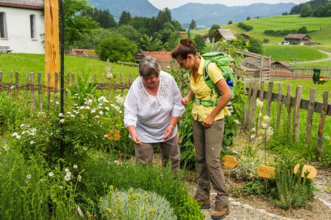 Kräutergarten in Gunzesried