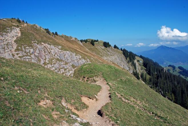 Auf dem Weg zum Steineberg