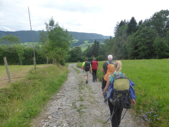 Unterwegs in den Allgäuer Bergen.