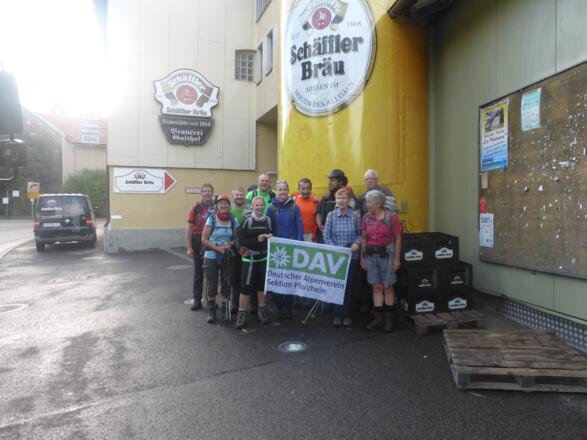 Morgens bei Schäffler Bräu.