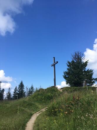 Gipfelkreuz am Ochsenkopf