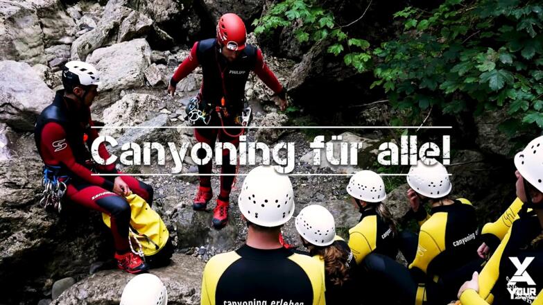 Canyoning Erleben - Canyoning Allgäu - Starzlachklamm