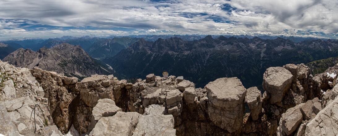 Gesteinsformationen am Hochvogel