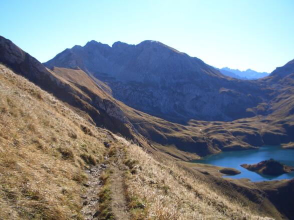 Wiesenquerung unterhalb vom Kugelhorn