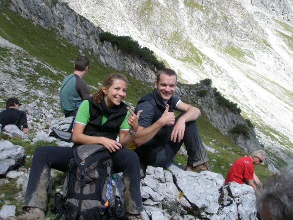 Kurze Rast nach 21 Stunden