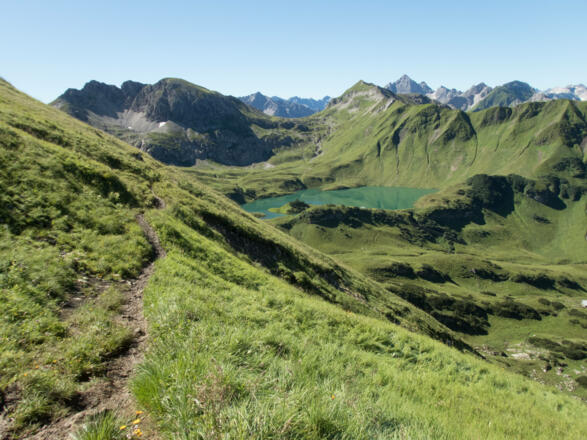 Rückblick zum Schrecksee
