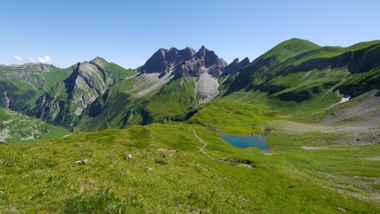Der malerisch gelegene Eissee