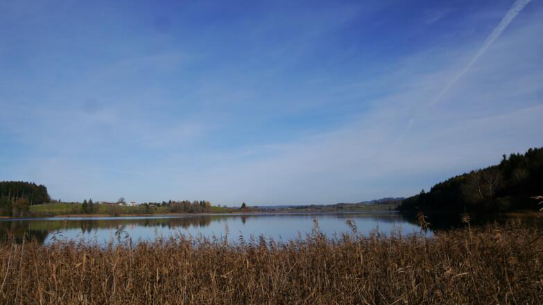 Abendstimmung am Niedersonthofener See