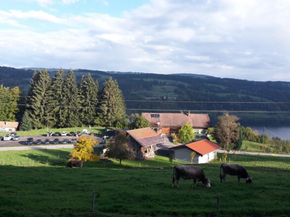 am Parlplatz in Gschwend