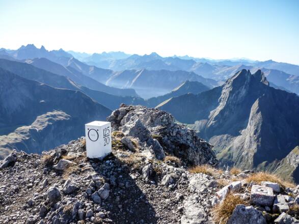 Der Hauptgipfel des Großen Wilden. Unspektakulär im Vergleich zum Nordgipfel