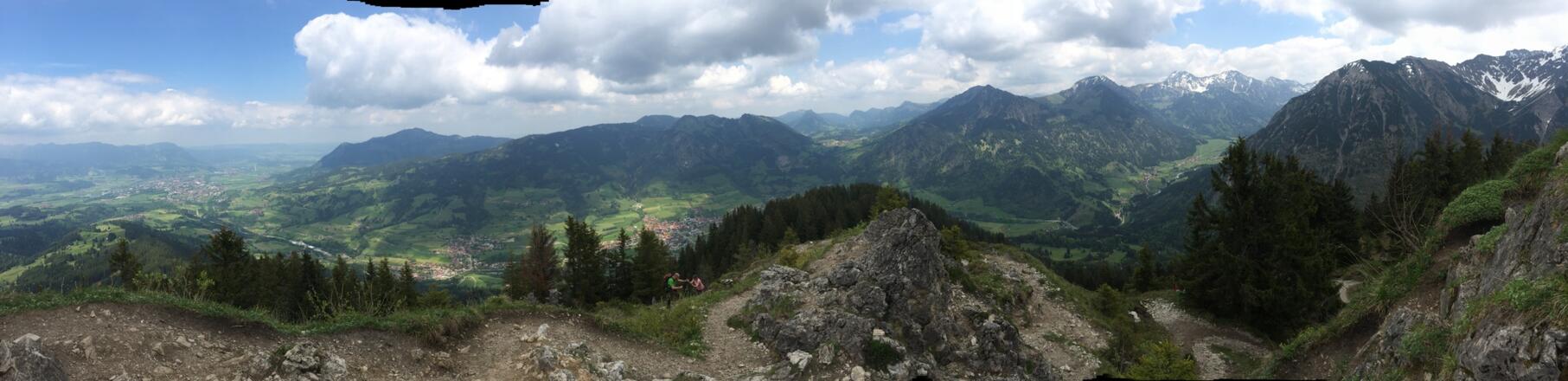 Schönes Gipfelpanorama