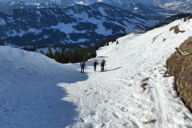 Aufstieg zum Hochgrat