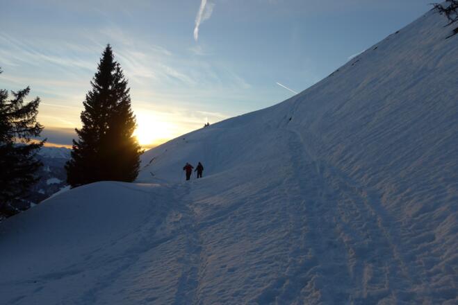 Blick  zum Seele Kopf
