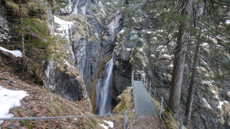 Aussichtsplattform im Hölltobel