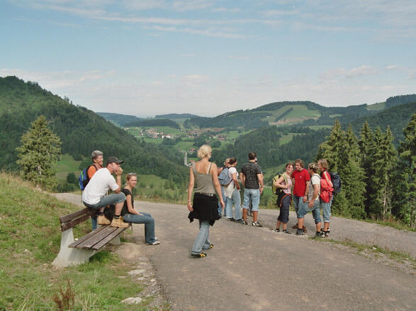 Wanderung zur Bergstation Hündle