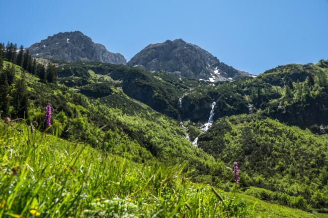 Auf dem Weg zur Fluchtalpe