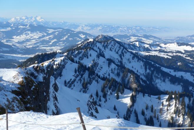 Rückblick zum Seelekopf und Falken