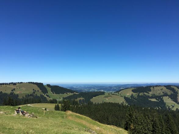 Blick ins Alpenvorland