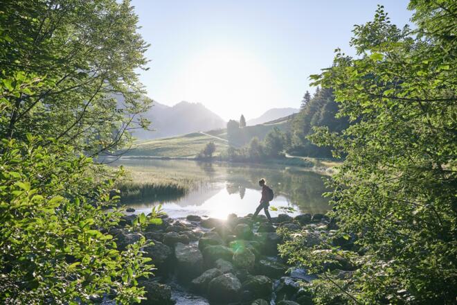 Wandern beim Lecknersee
