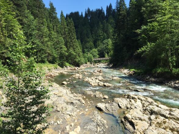 Auf dem Breitachweg zur Breitachklamm