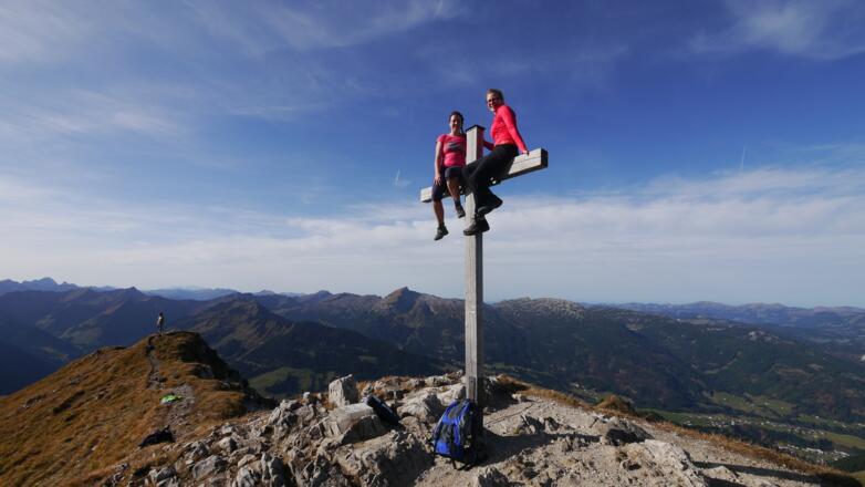 Am Gipfel der Walser Hammerspitze