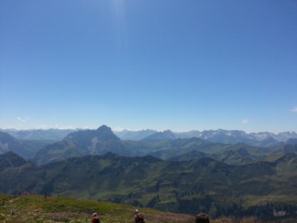 Panorama auf dem Hohen Ifen