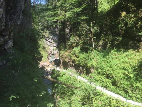 Eingang zur wilden Breitachklamm