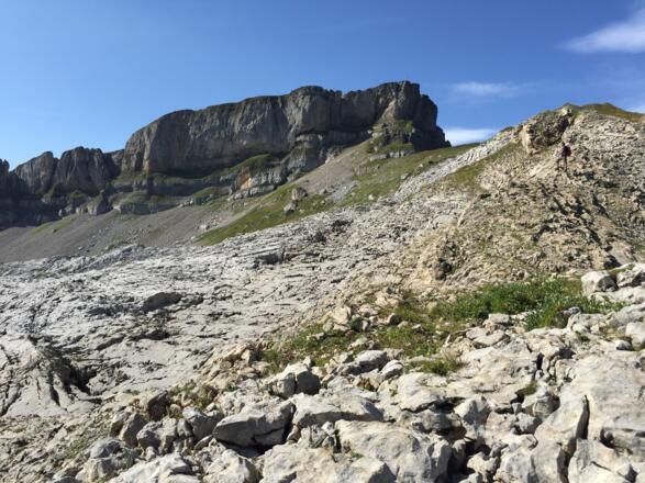 Karstlandschaft vor dem Hohen Ifen