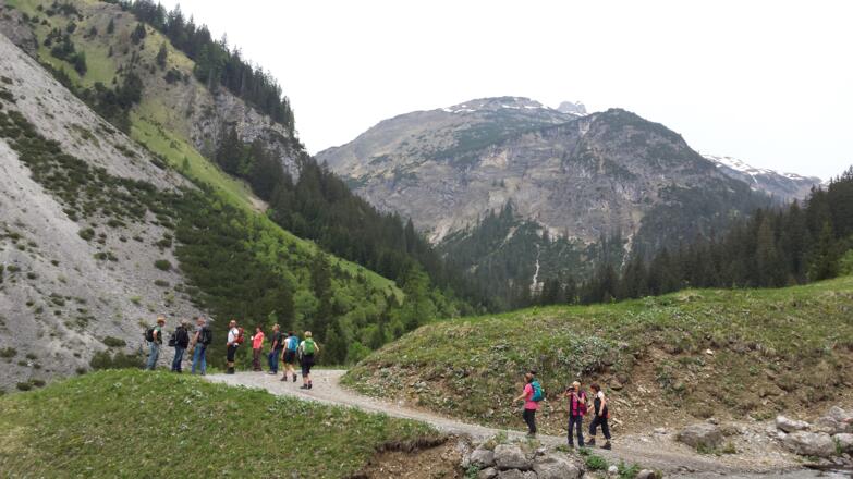 Abstieg nach Holzgau