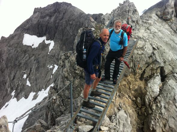 Eine Brücke auf dem Heilbronner Höhenweg