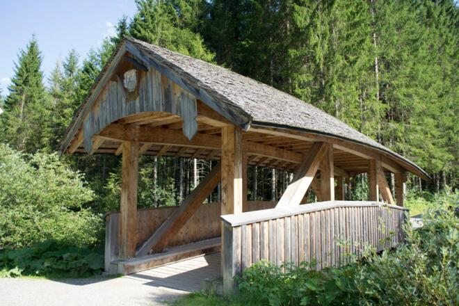 Gedeckte Brücke Riezlern Höfle