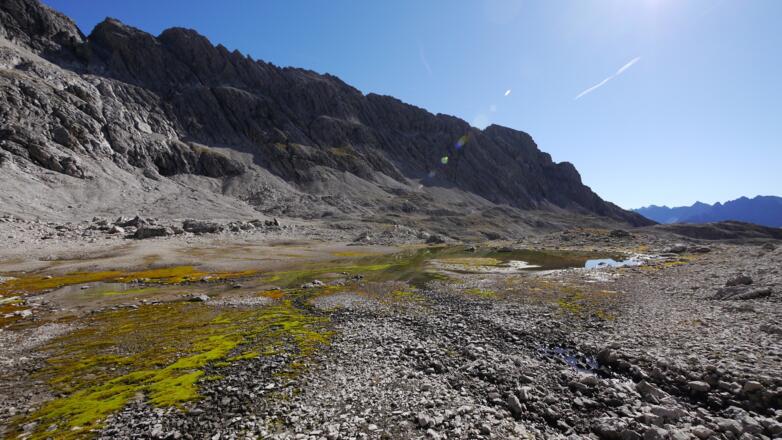 Blick vom Birgerkar auf den Ausläufer der Ilfenspitzen