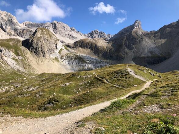 Von der Kemptner Hütte zum Mädeljoch