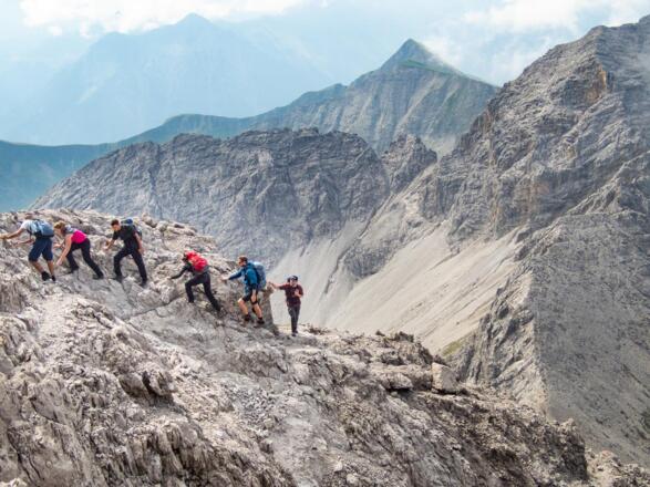 Gipfelsturm - bald ist es geschafft.