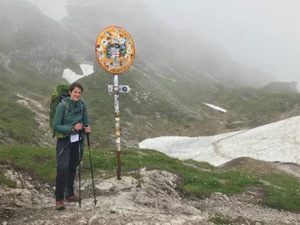 An der Deutsch-Österreichischen Grenze