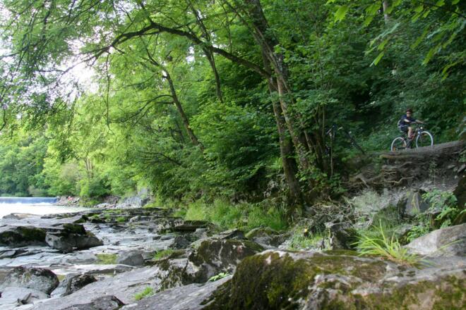 Radfahren in einem beeindruckenden Naturraum