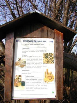 Schautafel am Imkerpfad