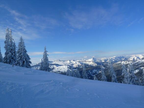 Blick zum Gottesackerplateau