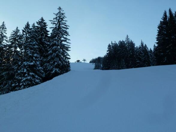 Ausstieg Sessellift in Sicht