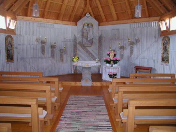 Kapelle in Vorderreute innen