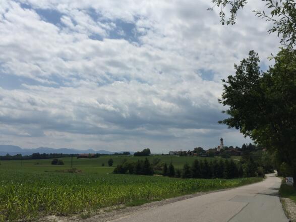 Anstieg nach Jakobsberg