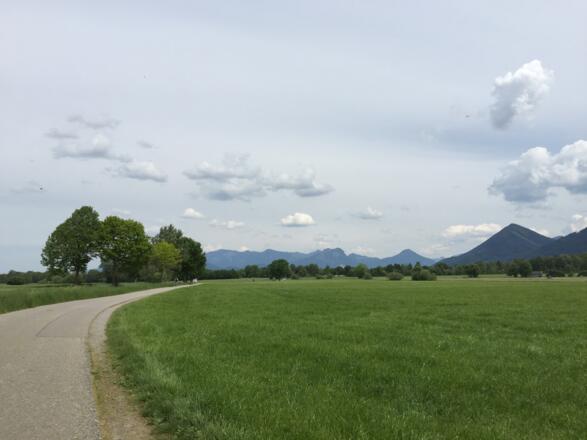 Radweg Richtung Bad Feilnbach
