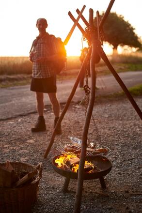 Station beim Wanderkultevent &quot;24h von Bayern&quot; 2015 an der Banneux-Kapelle