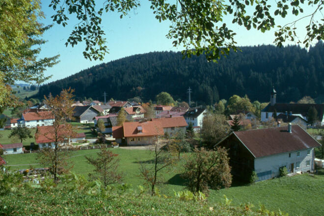 Blick auf Sibratshofen