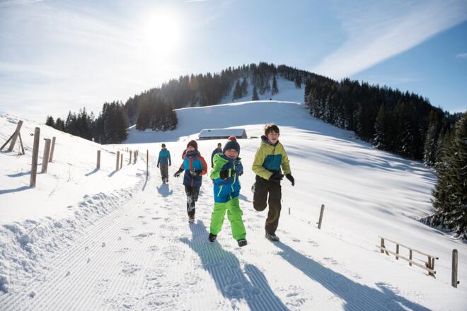 Winterspazieren um das Ofterschwanger Horn