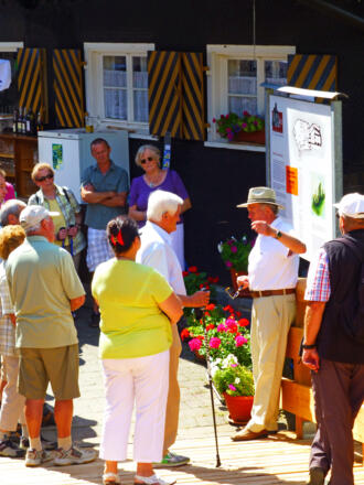 Burgführung mit Altbürgermeister Peter Freytag auf der Alttrauchburg