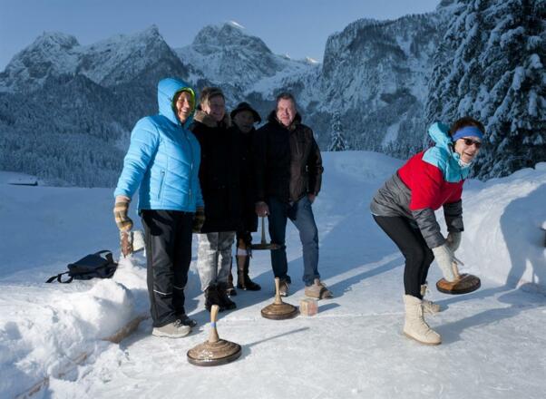 Stockschießen in Abtenau.