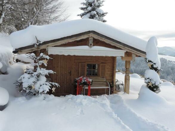 Gartenhütte Winter